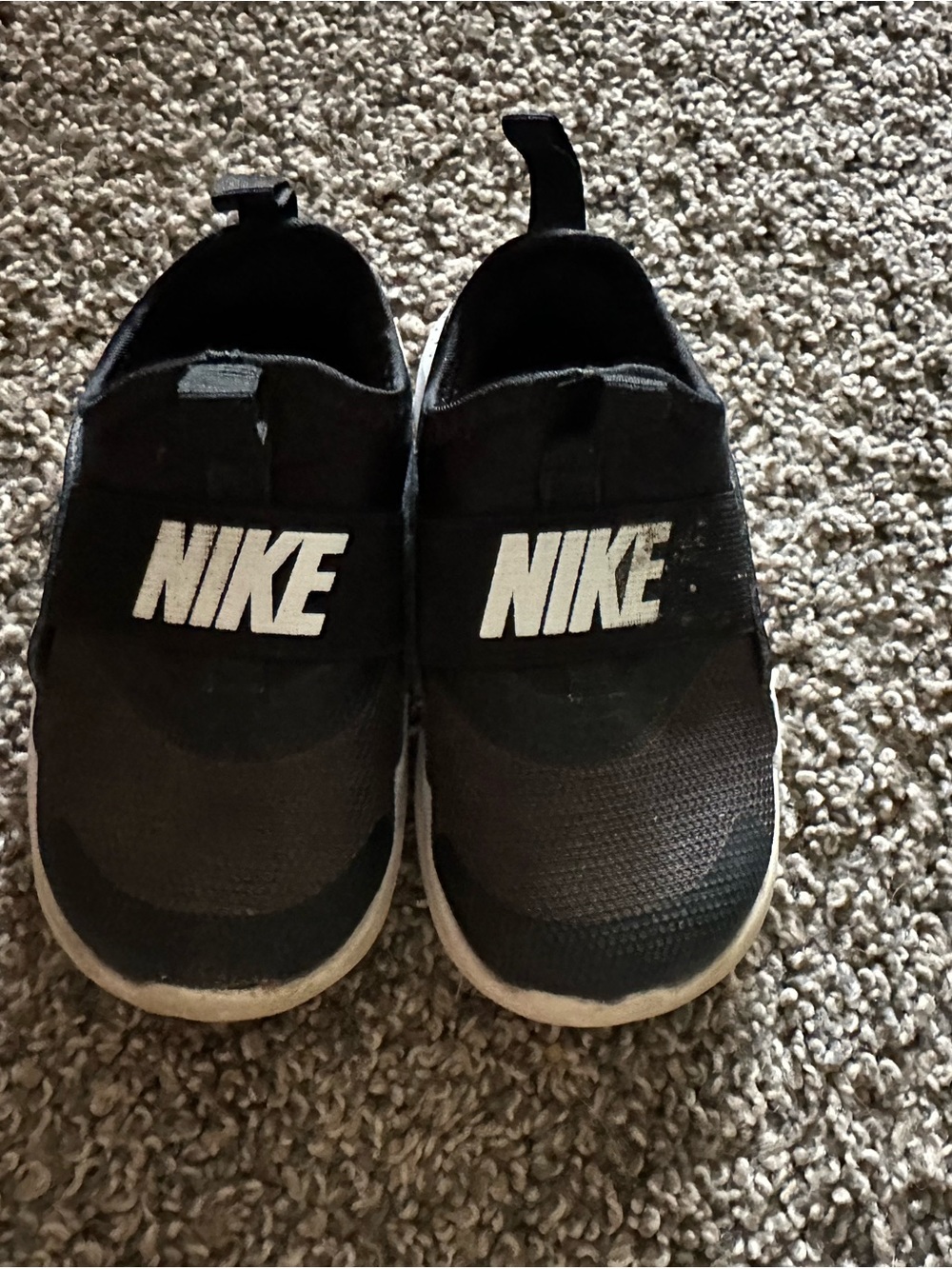 Nike toddler slip ons gym shoes